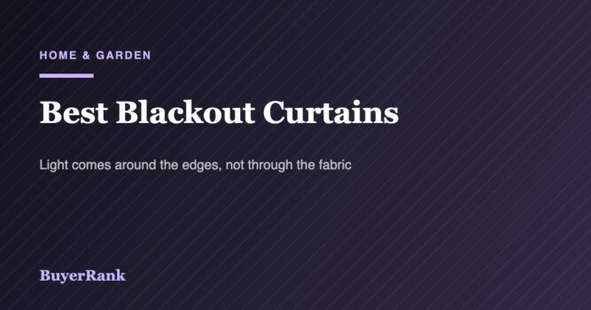 Best Blackout Curtains in 2026: The Rod Matters More Than the Fabric
