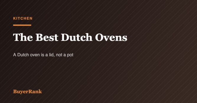 The Best Dutch Ovens of 2026: Enameled and Bare Cast Iron Compared, With the Lid Test That Decides It