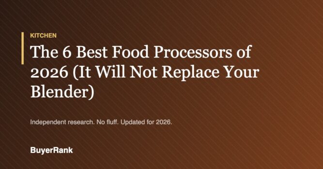 The 6 Best Food Processors of 2026 (It Will Not Replace Your Blender)
