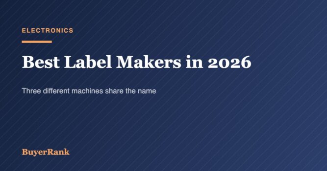 Best Label Makers in 2026: Tape, Thermal or Shipping — and Which One You Actually Need