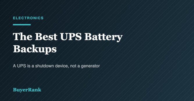 The Best UPS Battery Backups of 2026: Pure Sine Wave, AVR and the Runtime Math Nobody Explains