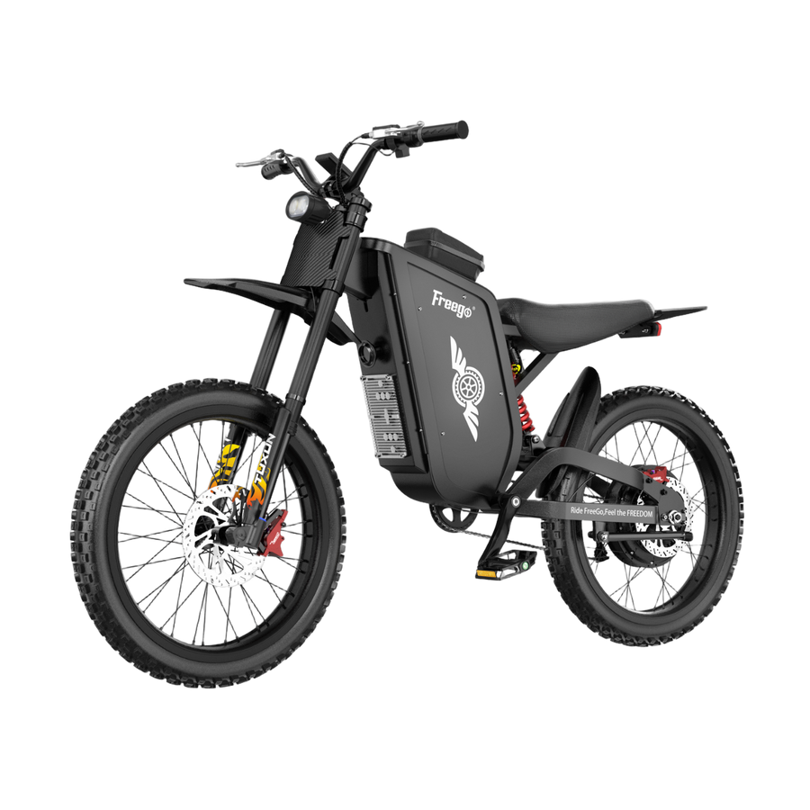 Freego X3 all terrain electric dirt bike with pedals