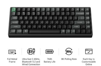 Keychron K2 Ultra 8K wireless 75 percent mechanical keyboard