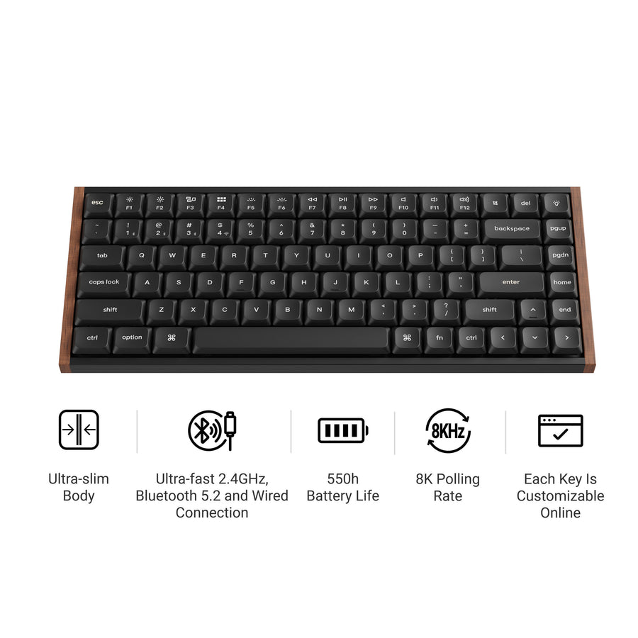 Keychron K3 Ultra low profile wireless mechanical keyboard