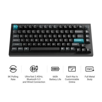 Keychron Q1 Ultra full metal 75 percent custom mechanical keyboard