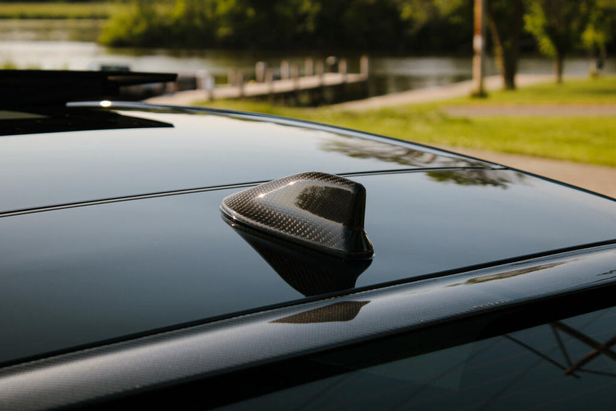Carbon fiber shark fin antenna cover for 11th gen Honda Civic