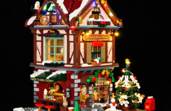 Lumibricks Christmas Pub festive LED brick set