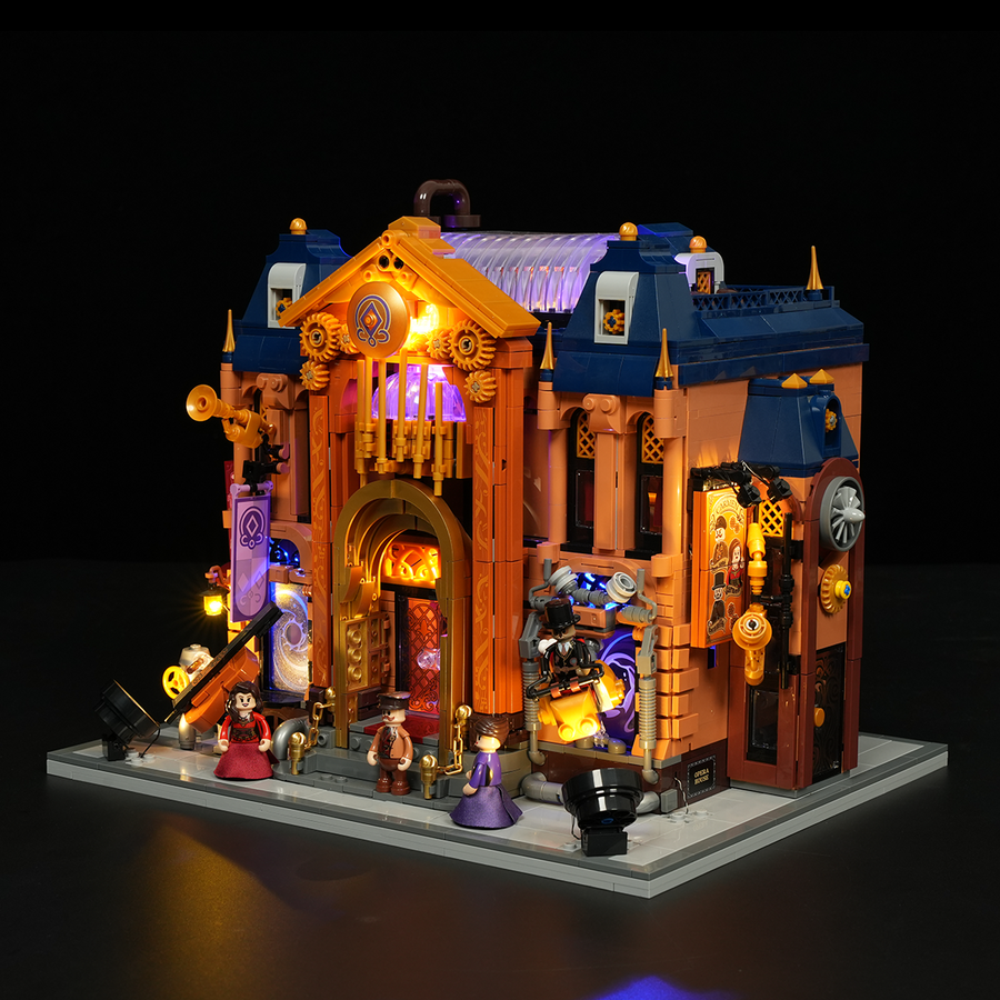 Lumibricks Steampunk Time Opera House LED brick set