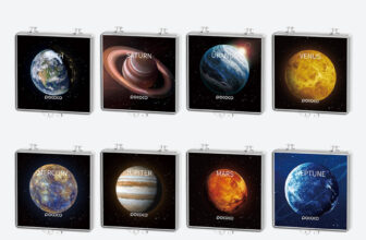Immersive Planet galaxy projector disc set of eight discs