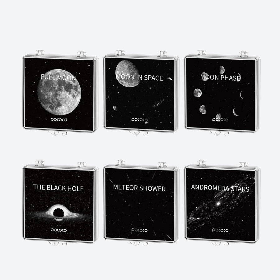 Moon and Stars galaxy projector disc set