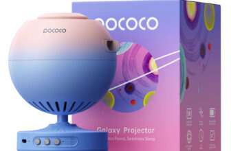 POCOCO galaxy projector unit with a disc loaded