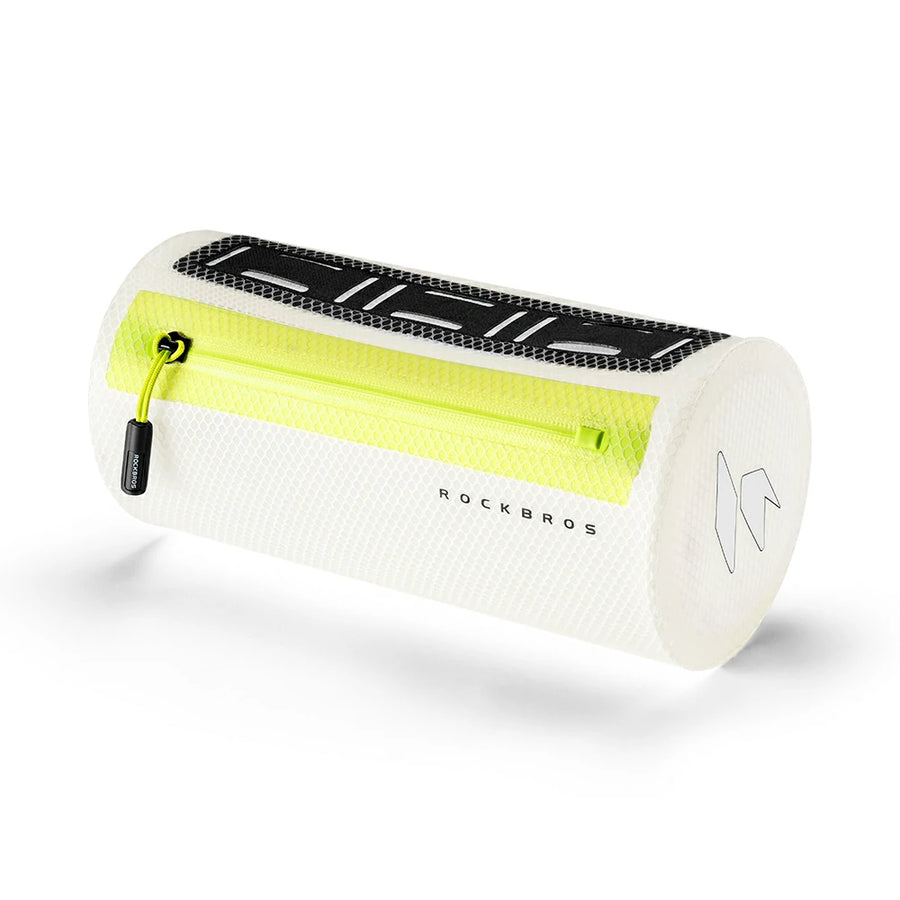 ROCKBROS 1.6L waterproof handlebar bag with built in light strip