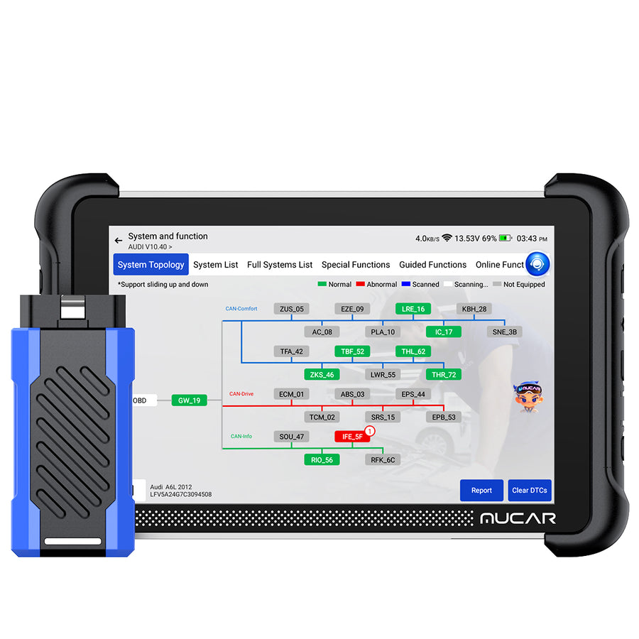MUCAR 892BT PRO diagnostic tablet