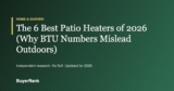 The 6 Best Patio Heaters of 2026 (Why BTU Numbers Mislead Outdoors)